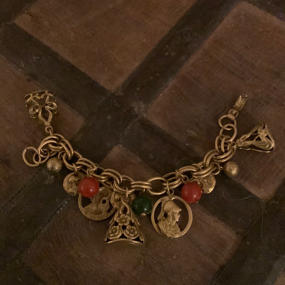 Coro charm bracelet